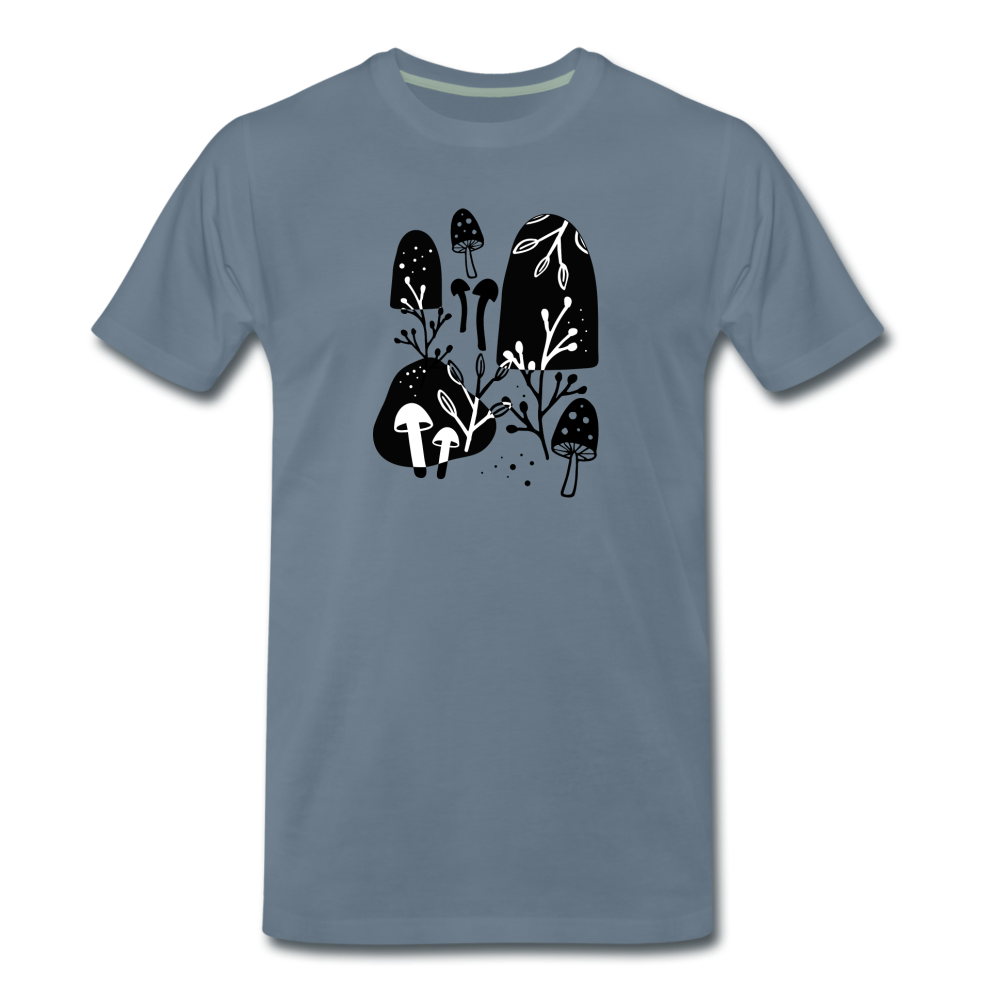 Männer Premium T-Shirt "Zeit für Pilze" - Hinter dem Mond