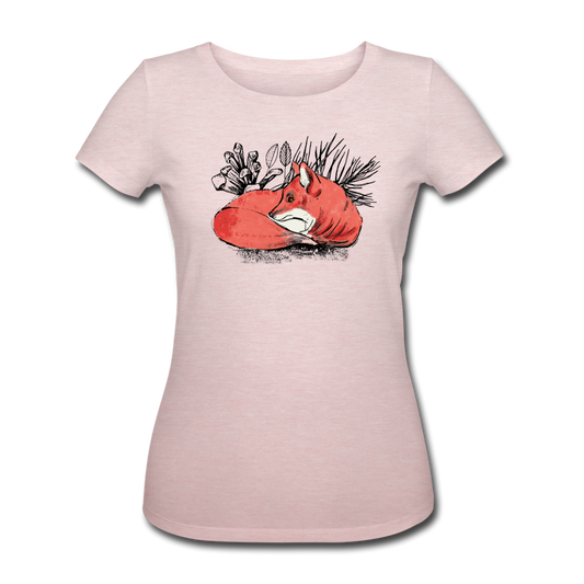 Frauen Bio-T-Shirt von Stanley & Stella - "Ruhender Fuchs" - Hinter dem Mond