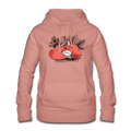Frauen Hoodie - "Ruhender Fuchs" - Hinter dem Mond