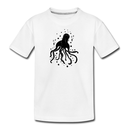 Kinder Premium Bio T-Shirt- "Sternen-Oktopus" - Hinter dem Mond