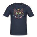 Männer Slim Fit T-Shirt "Nachtfuchs" - Hinter dem Mond