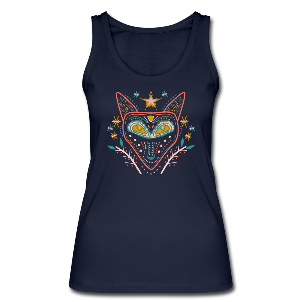 Frauen Bio Tank Top "Nachtfuchs" - Hinter dem Mond