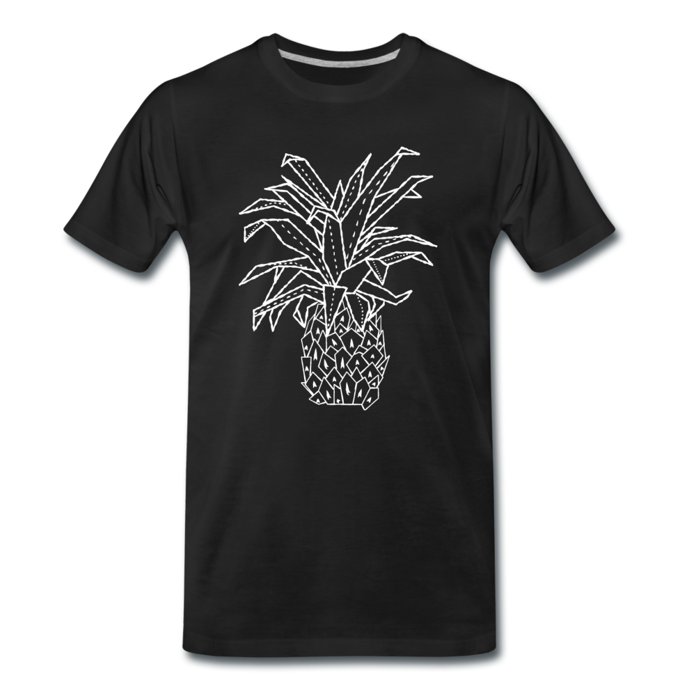 Männer Premium T-Shirt "Grafische Ananas" - Hinter dem Mond