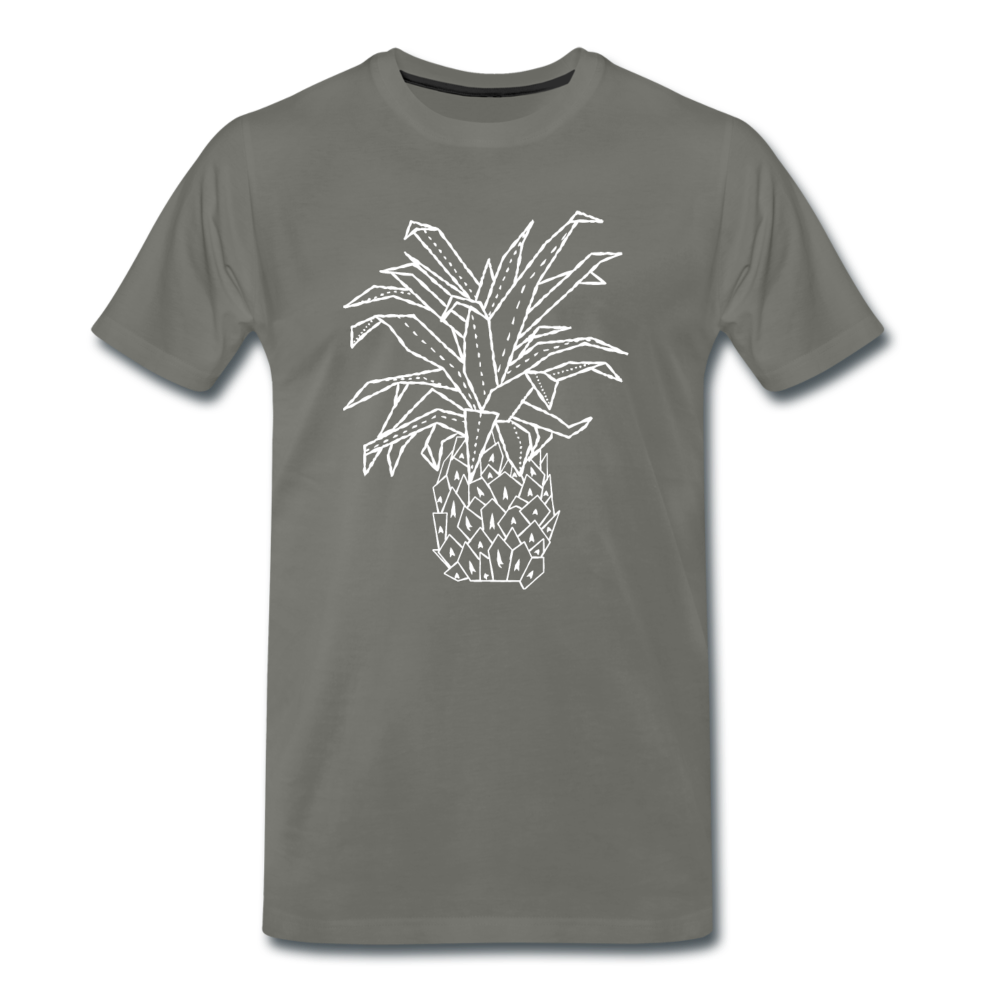 Männer Premium T-Shirt "Grafische Ananas" - Hinter dem Mond