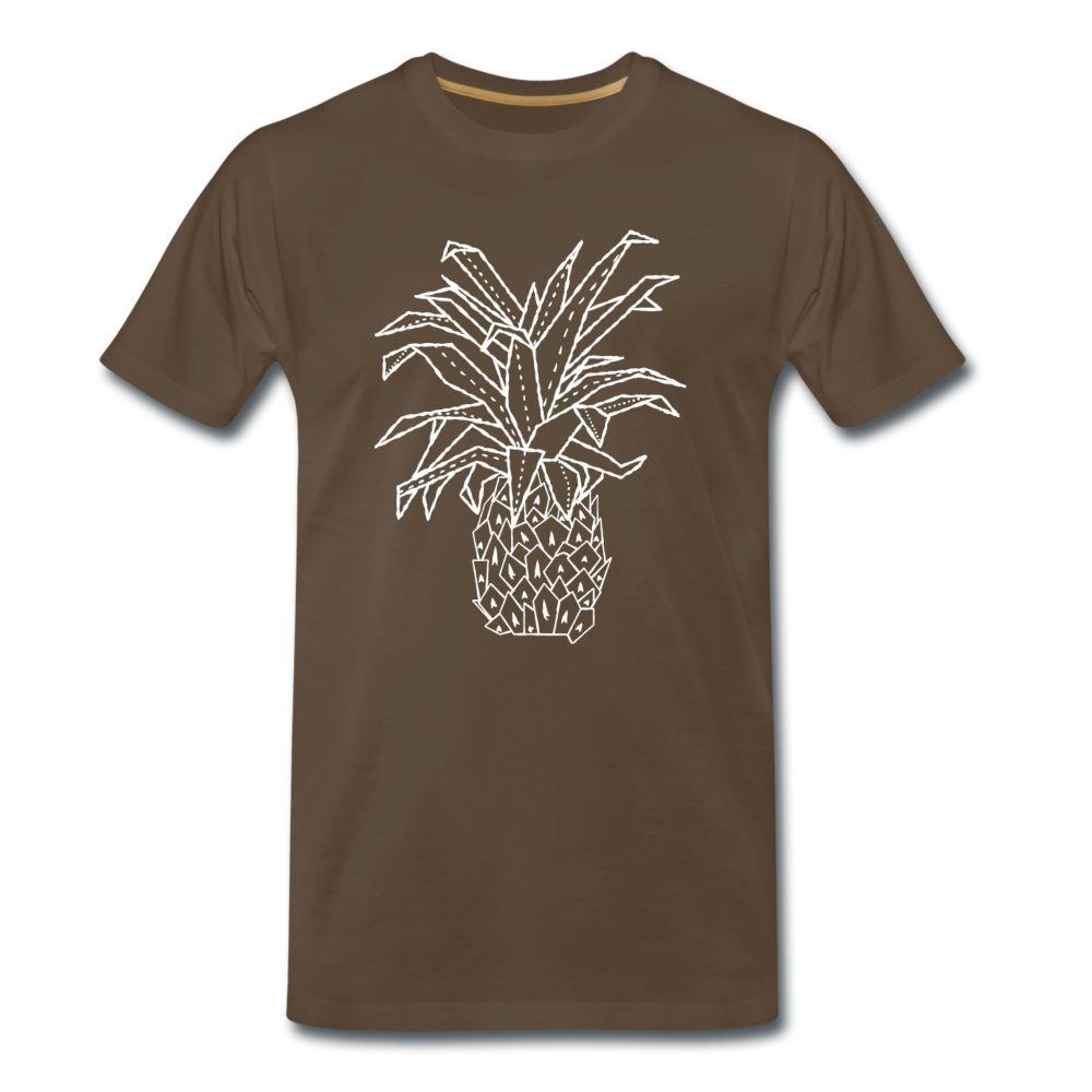 Männer Premium T-Shirt "Grafische Ananas" - Hinter dem Mond