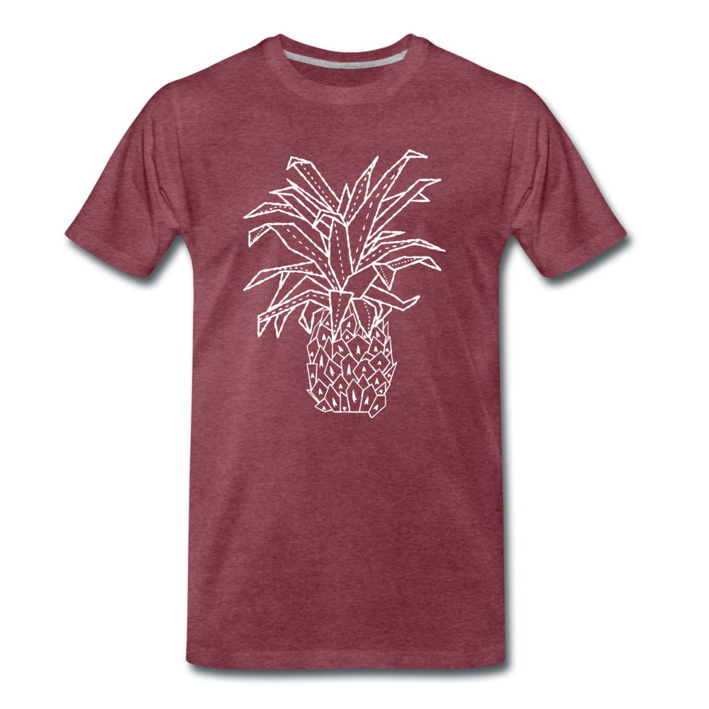 Männer Premium T-Shirt "Grafische Ananas" - Hinter dem Mond