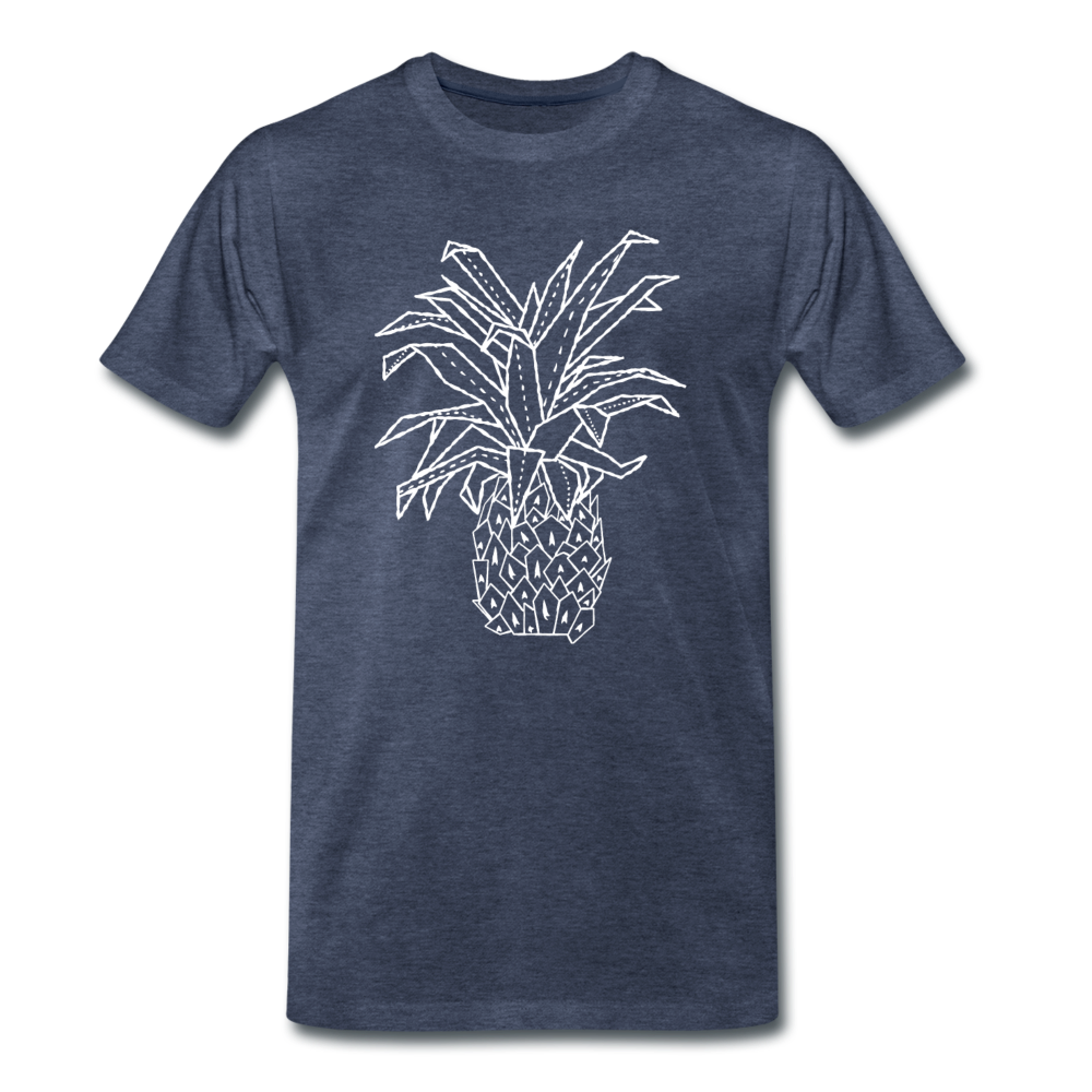 Männer Premium T-Shirt "Grafische Ananas" - Hinter dem Mond