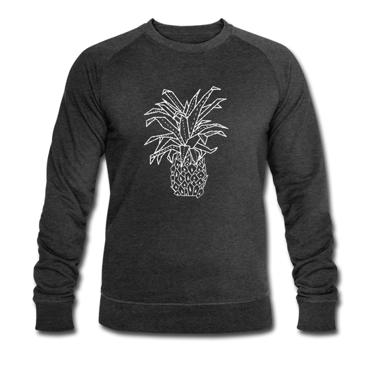 Männer Bio-Sweatshirt "Grafische Ananas" - Hinter dem Mond