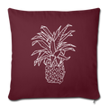 Sofakissenbezug 44 x 44 cm - "Grafische Ananas" - Hinter dem Mond