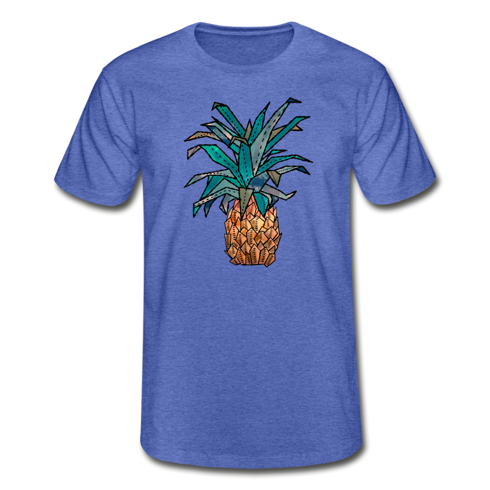Männer-T-Shirt von Fruit of the Loom - "Ananas Bronze" - Hinter dem Mond