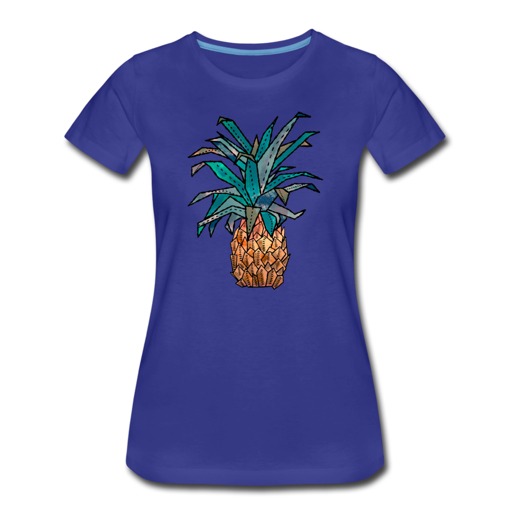 Frauen Premium T-Shirt "Ananas Bronze" - Hinter dem Mond