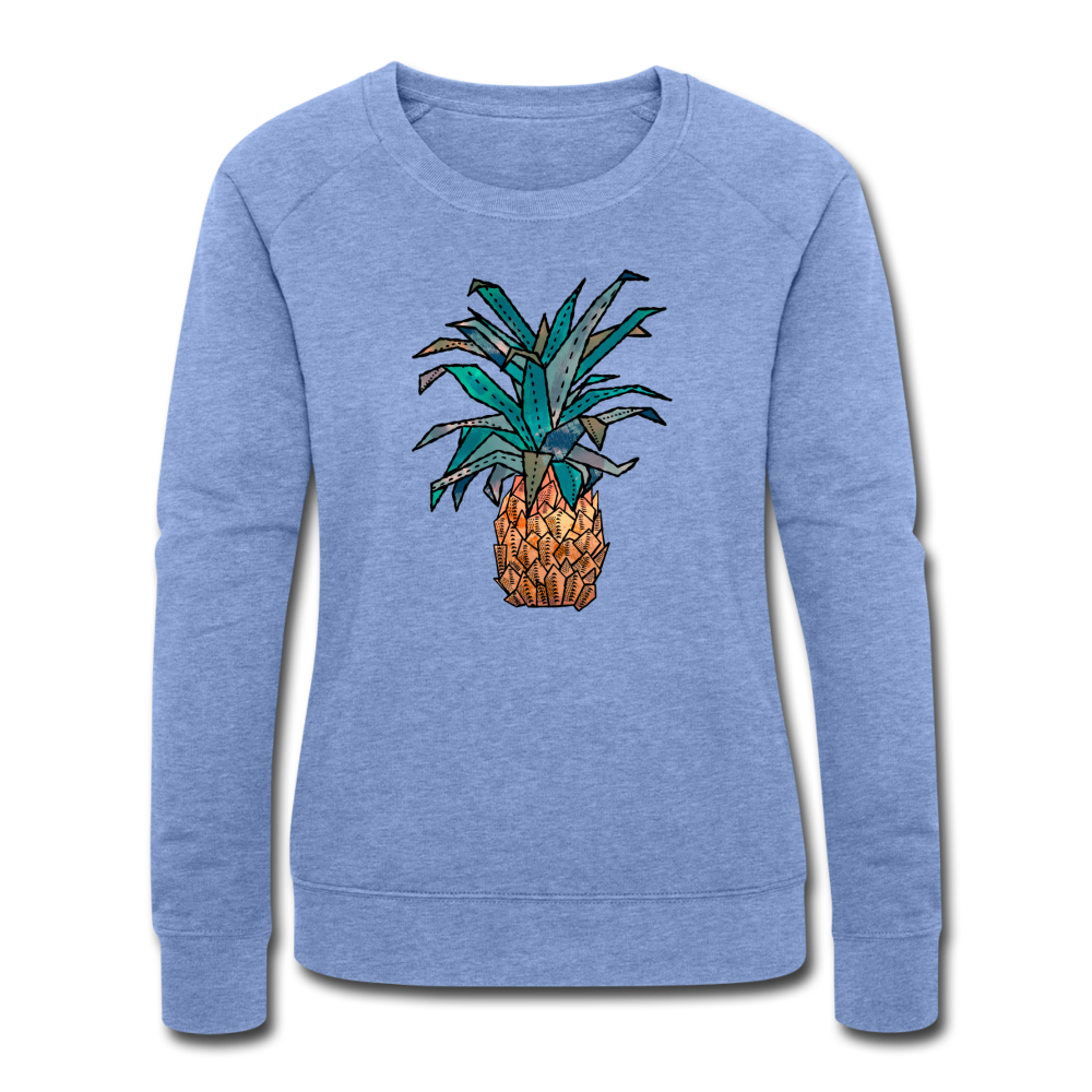 Frauen Bio-Sweatshirt - "Ananas Bronze" - Hinter dem Mond