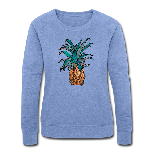 Frauen Bio-Sweatshirt - "Ananas Bronze" - Hinter dem Mond