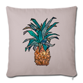 Sofakissen mit Füllung 44 x 44 cm - "Ananas Bronze" - Hinter dem Mond