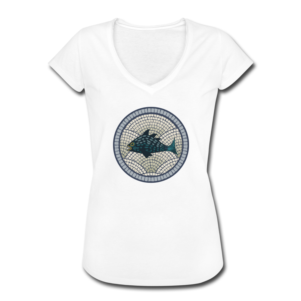 Frauen Vintage T-Shirt "Meeresmosaik" - Hinter dem Mond