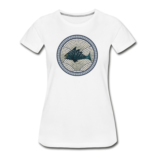 Frauen Premium Bio T-Shirt "Meeresmosaik" - Hinter dem Mond