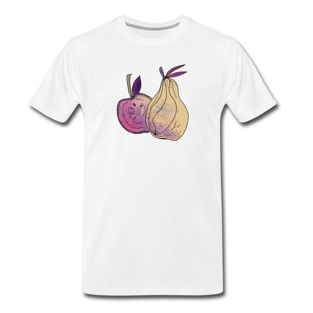 Männer Premium Bio T-Shirt "Herbstliche Früchte" - Hinter dem Mond