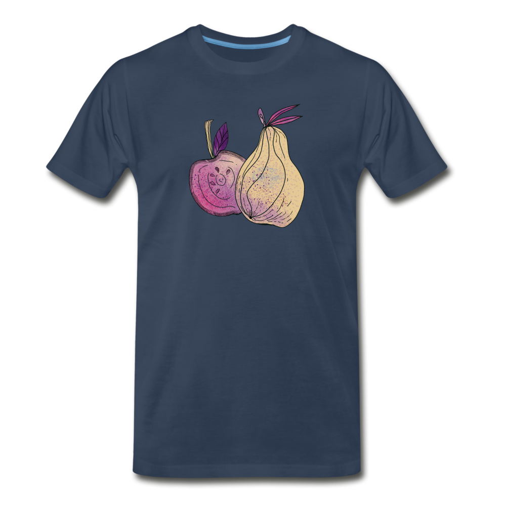 Männer Premium Bio T-Shirt "Herbstliche Früchte" - Hinter dem Mond