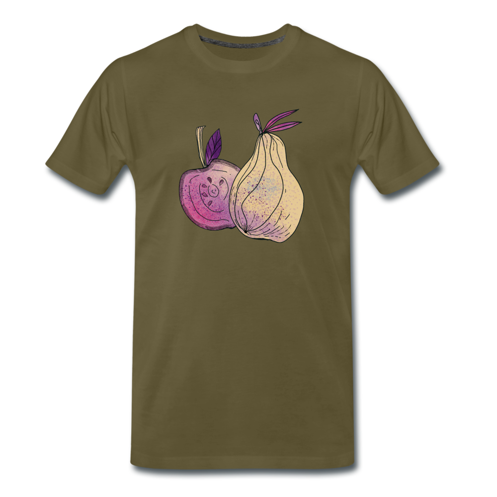 Männer Premium T-Shirt - "Herbstliche Früchte" - Hinter dem Mond