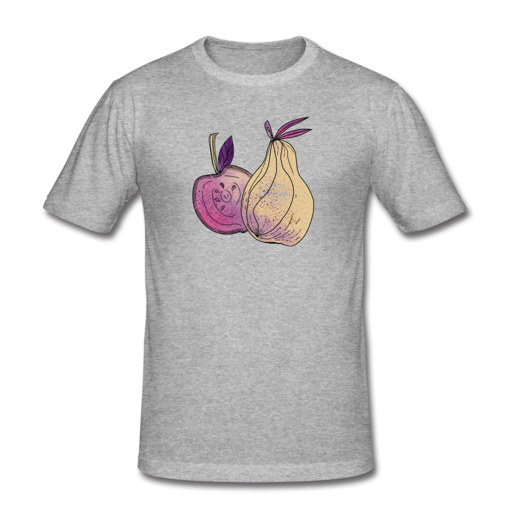 Männer Slim Fit T-Shirt - "Herbstliche Früchte" - Hinter dem Mond