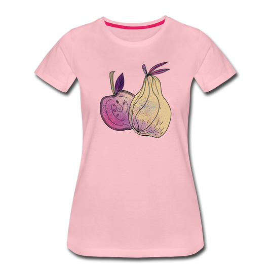 Frauen Premium T-Shirt "Herbstliche Früchte" - Hinter dem Mond