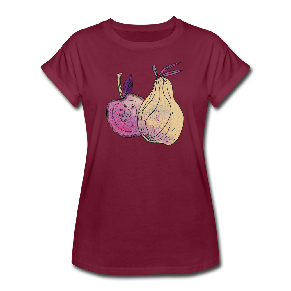 Frauen Oversize T-Shirt - "Herbstliche Früchte" - Hinter dem Mond