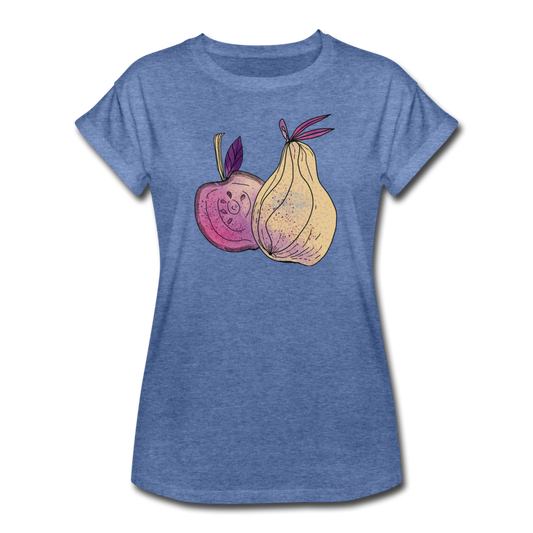 Frauen Oversize T-Shirt - "Herbstliche Früchte" - Hinter dem Mond