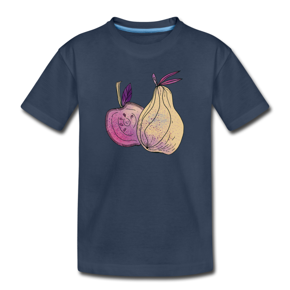 Teenager Premium Bio T-Shirt - "Herbstliche Früchte" - Hinter dem Mond