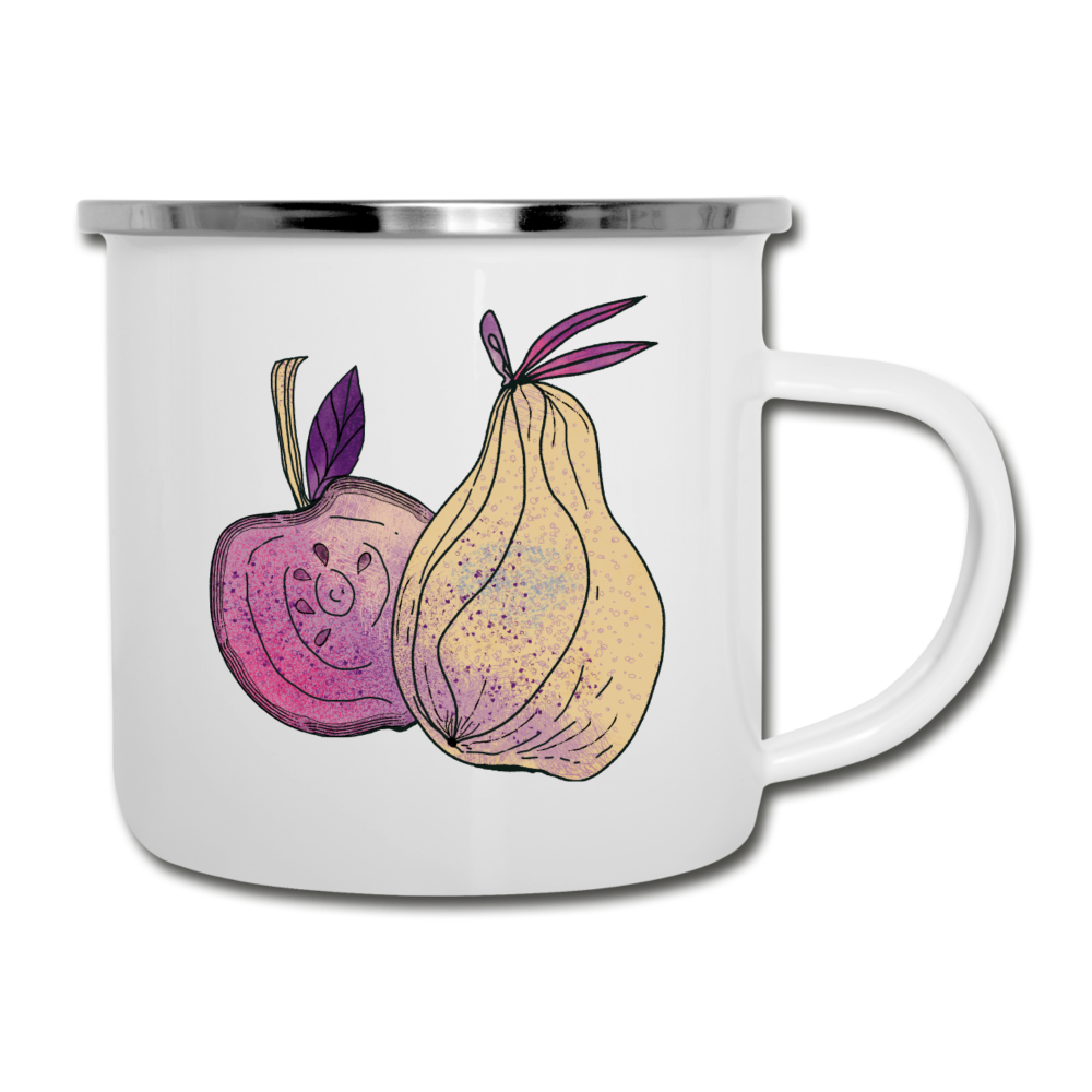 Emaille-Tasse "Herbstliche Früchte" - Hinter dem Mond