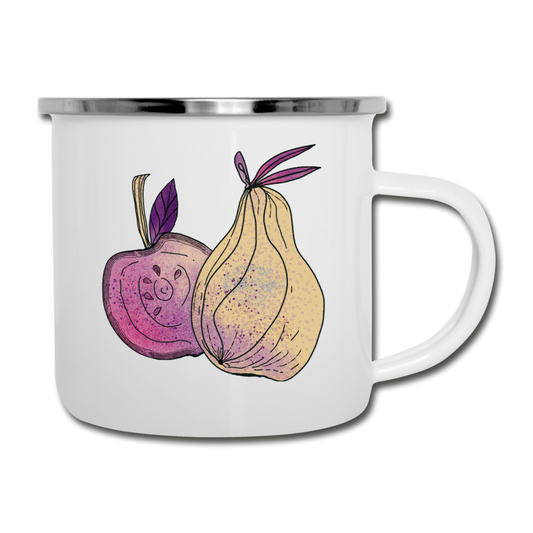 Emaille-Tasse "Herbstliche Früchte" - Hinter dem Mond