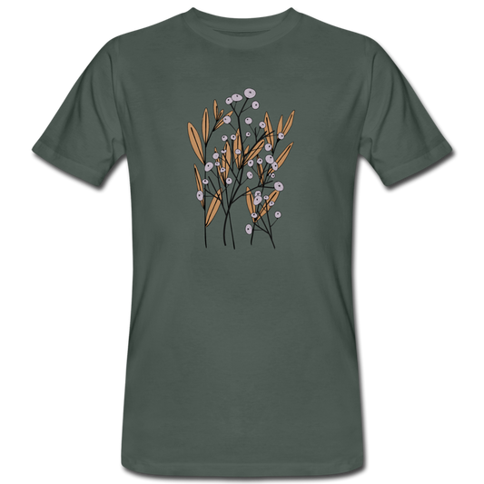 Männer Bio-T-Shirt Hygge Herbstgras - Hinter dem Mond