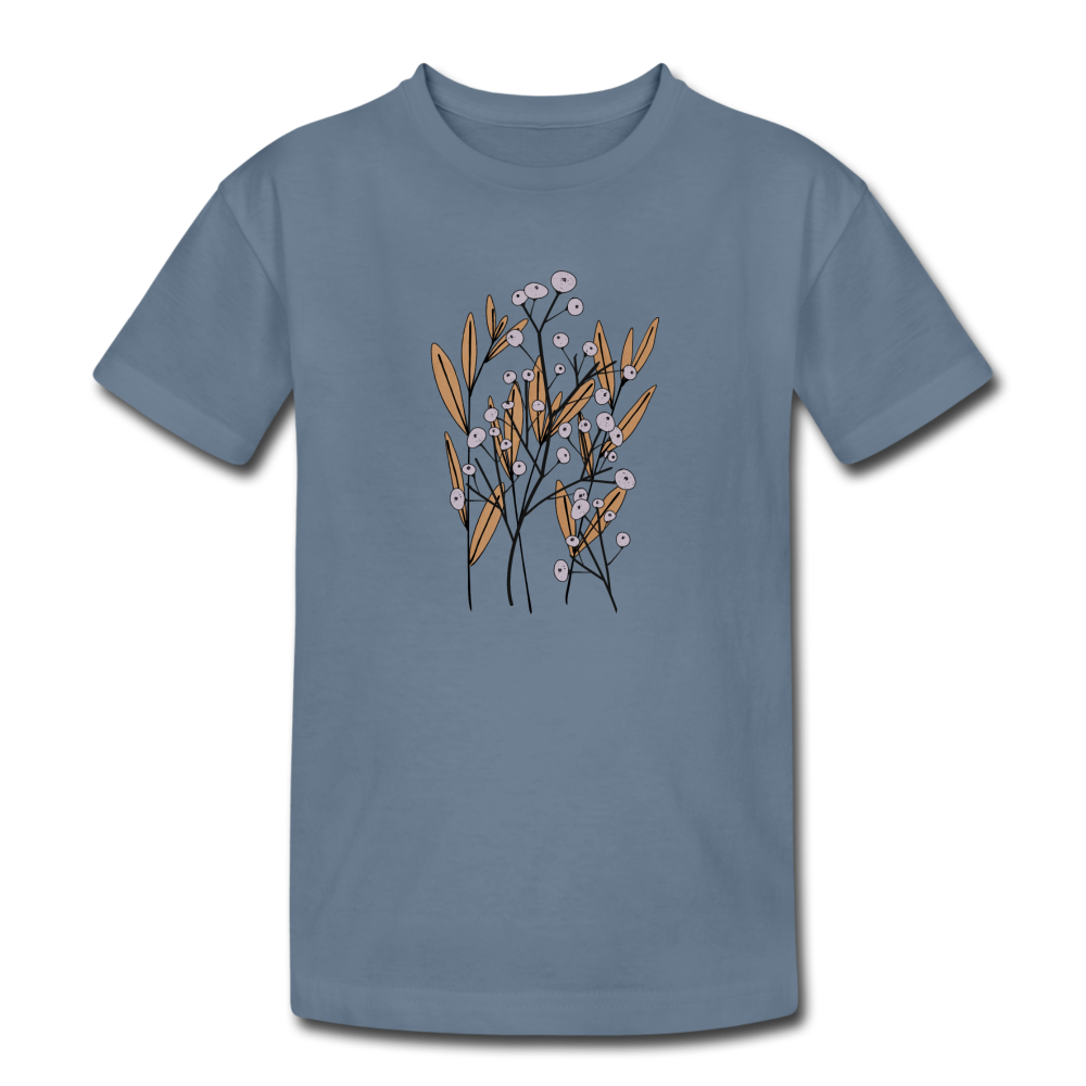 Kinder Heavy Cotton T-Shirt - "Hygge Herbstgras" - Hinter dem Mond