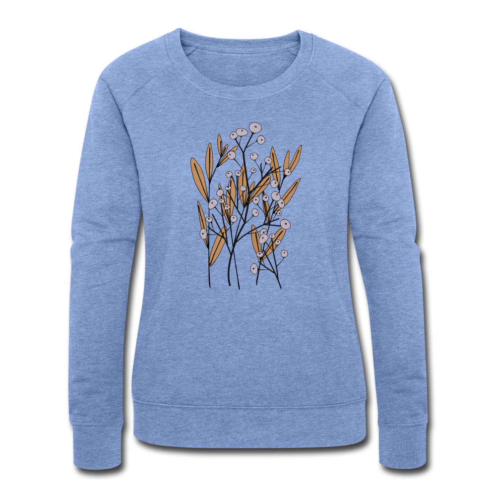 Frauen Bio-Sweatshirt  - "Hygge Herbstgras" - Hinter dem Mond