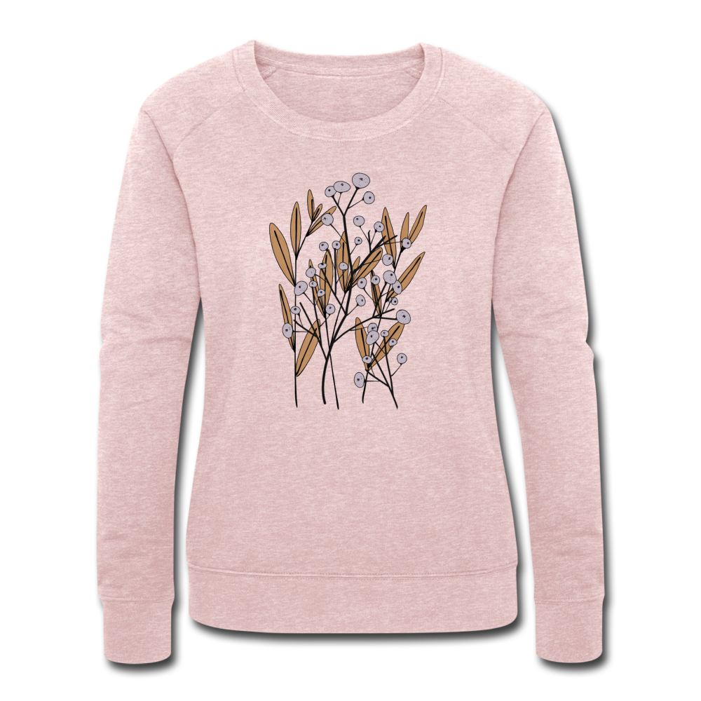 Frauen Bio-Sweatshirt  - "Hygge Herbstgras" - Hinter dem Mond