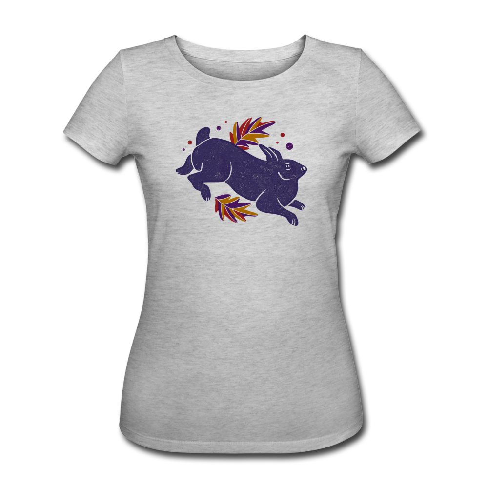 Frauen Bio-T-Shirt von Stanley & Stella - "Hase im Laub" - Hinter dem Mond