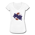 Frauen Vintage T-Shirt "Hase im Laub" - Hinter dem Mond