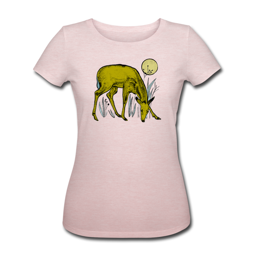 Frauen Bio-T-Shirt von Stanley & Stella - "Reh in Olive" - Hinter dem Mond
