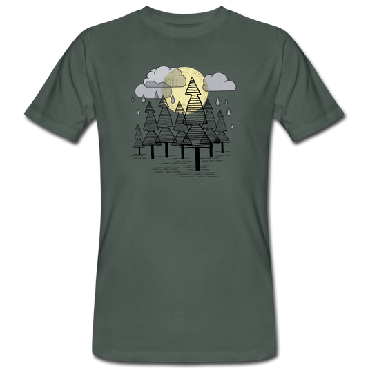 Männer Bio-T-Shirt "Herbstregen" - Hinter dem Mond