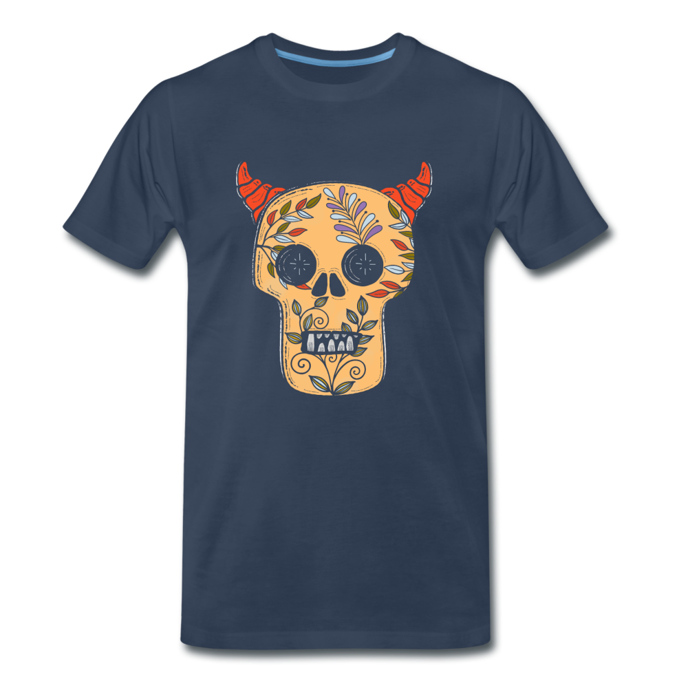 Männer Premium T-Shirt "Teufelsschädel" - Hinter dem Mond