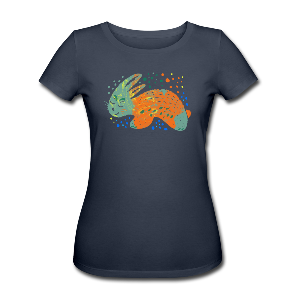 Frauen Bio-T-Shirt von Stanley & Stella - "Buntes Kaninchen" - Hinter dem Mond