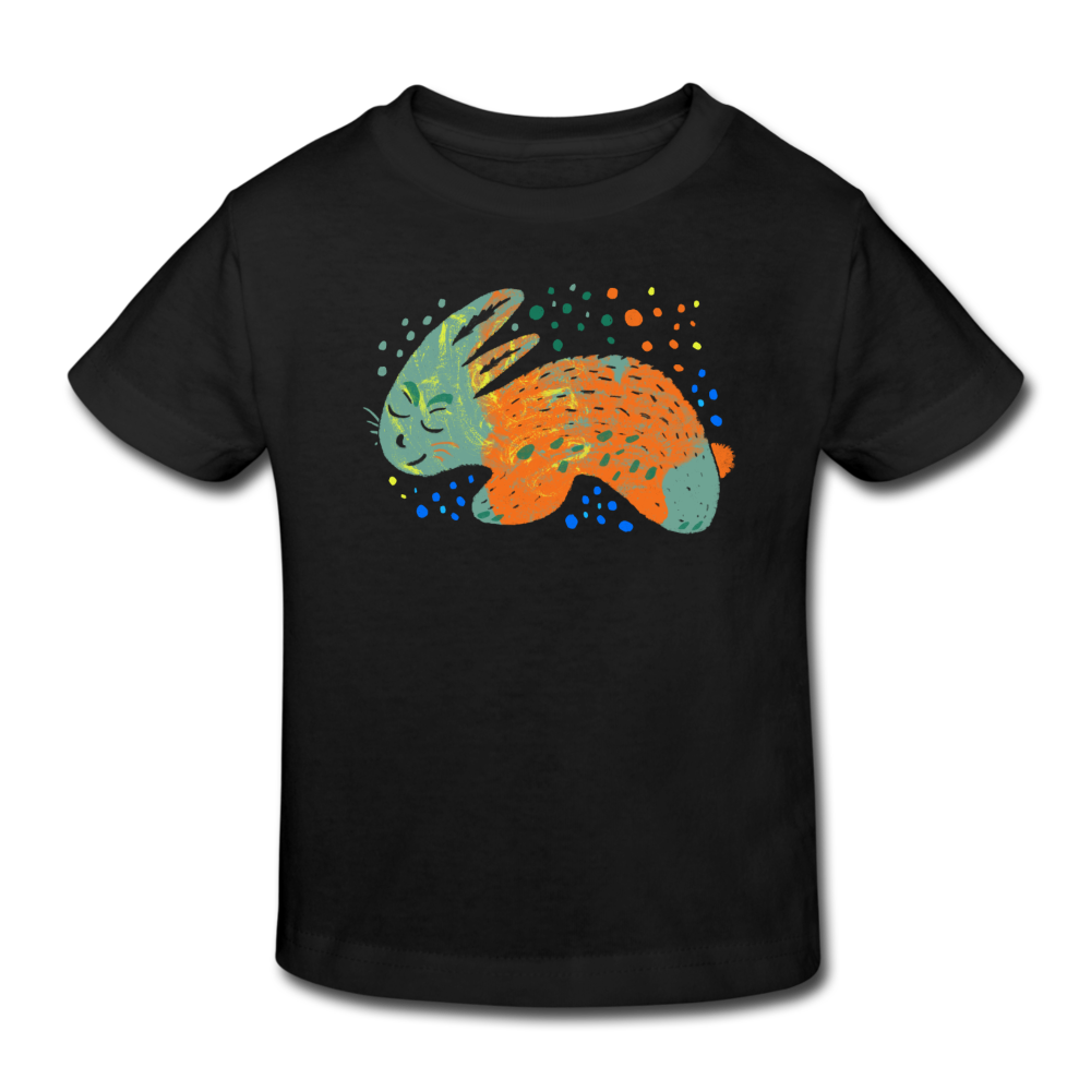 Kinder Bio-T-Shirt "Buntes Kaninchen" - Hinter dem Mond