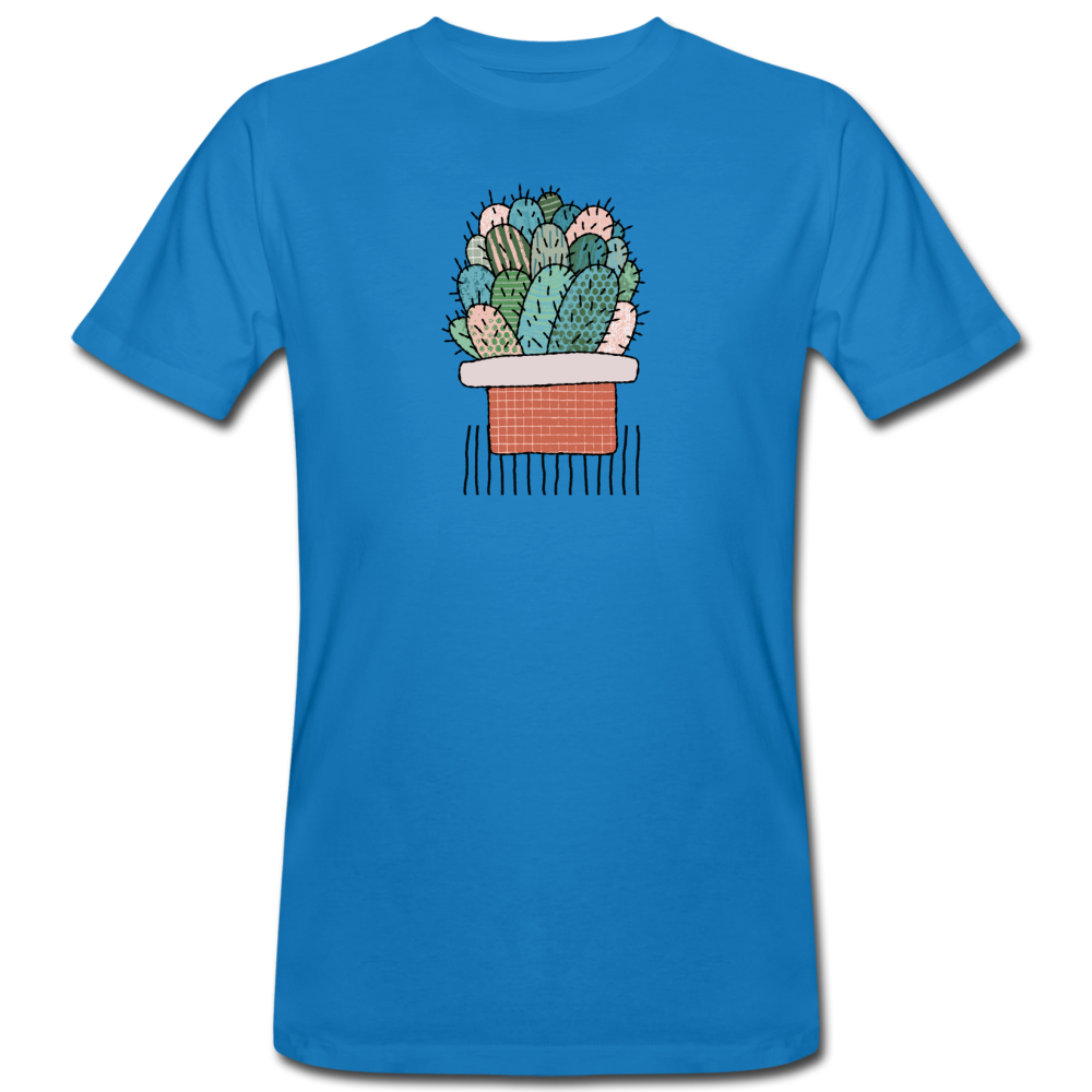 Männer Bio-T-Shirt - Kaktus in Terracotta - Hinter dem Mond