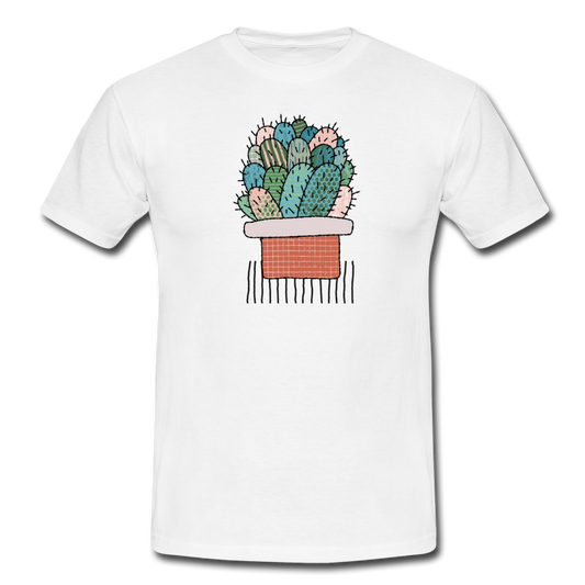 Männer T-Shirt "Kaktus in Terracotta" - Hinter dem Mond