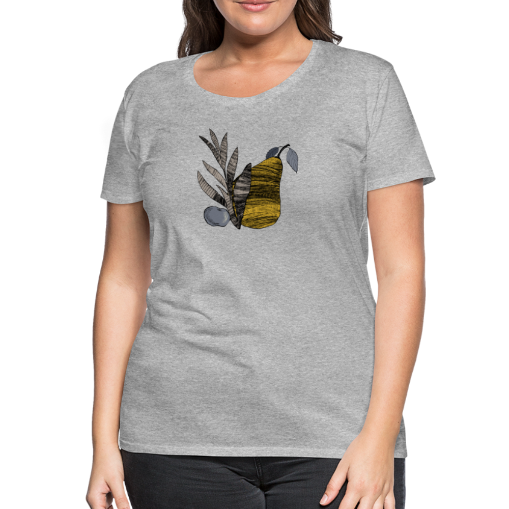 Frauen Premium T-Shirt "Birne nostalgisch" - Hinter dem Mond
