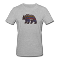 Männer Bio-T-Shirt von Stanley & Stella - "Bunter Grizzly" - Hinter dem Mond