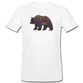 Männer Bio-T-Shirt "Bunter Grizzly" - Hinter dem Mond