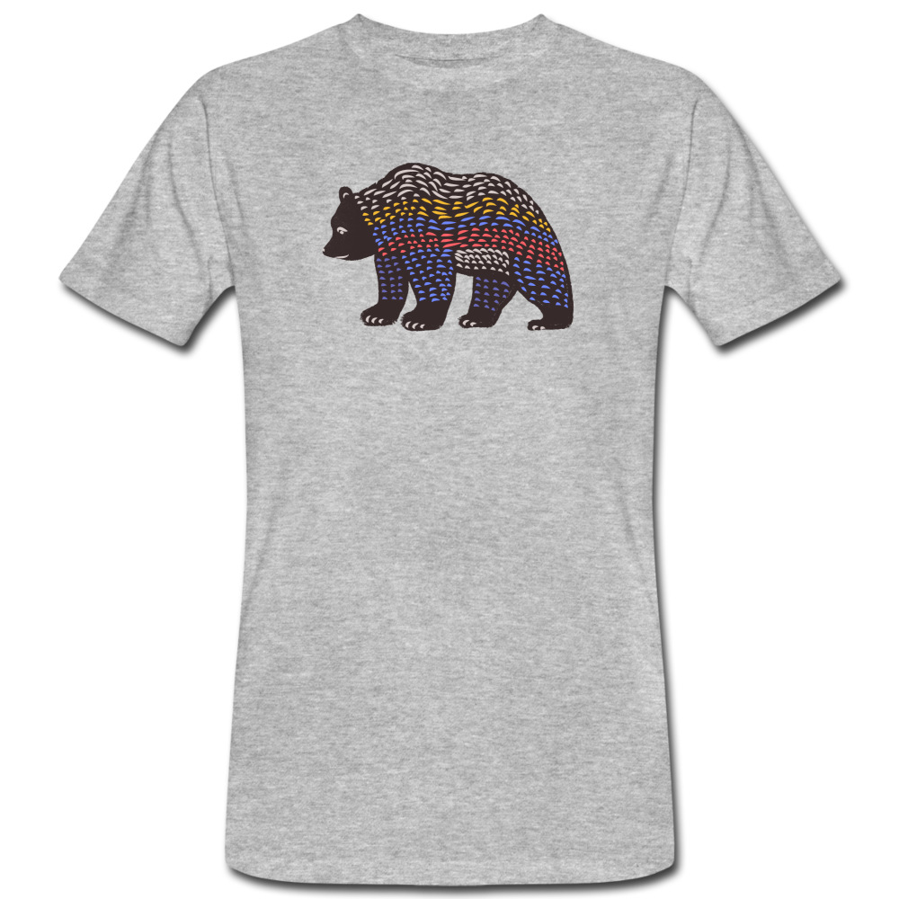 Männer Bio-T-Shirt "Bunter Grizzly" - Hinter dem Mond