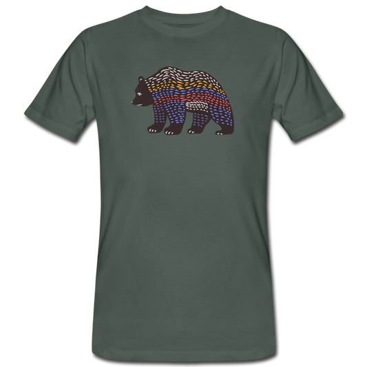 Männer Bio-T-Shirt "Bunter Grizzly" - Hinter dem Mond