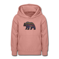Teenager Hoodie "Bunter Grizzly" - Hinter dem Mond