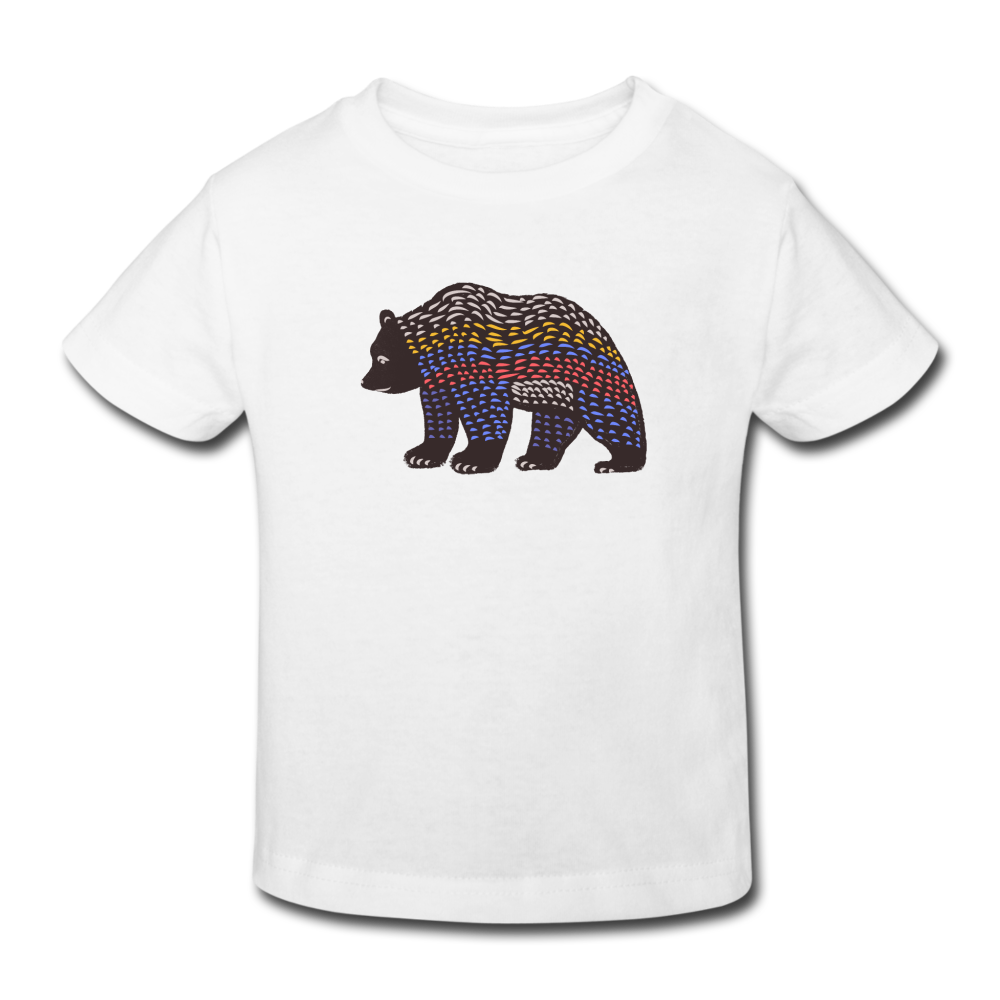 Kinder Bio-T-Shirt "Bunter Grizzly" - Hinter dem Mond